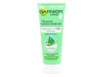 Крем для рук Garnier hand "Ніжний дотик" зволожуючий з алое вера 75мл