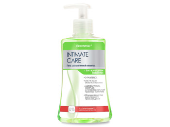 Гель для интимной гигиены ТМ Cleanness+ "С бактерицидным эффектом" Intimate care 310гр