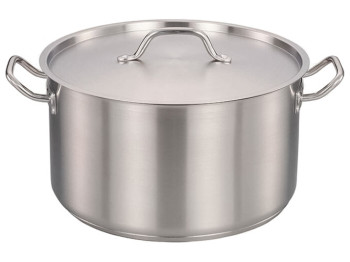 Кастрюля с крышкой HoReCa, из нержавеющей стали, 32х12см, 9л