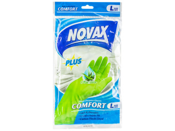 Рукавички універсальні Novax plus "Aloe Vera Comfort" (розмір L)