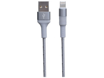 Кабель USB Borofone BX21 Lightning Колір Сірий