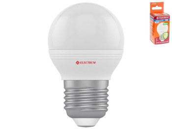 Лампа світлодіодна куля Electrum Led A-LB-1865 G45 7W цоколь-Е27-стандарт, холодне біле світло