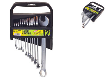 Набор ключей комбинированных Alloid (цена за набор 12 предметов), НК-1061-12