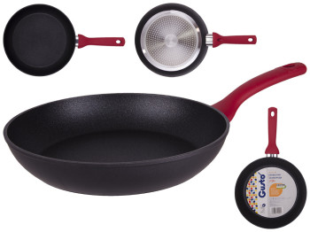 Сковорода алюминиевая без крышки GUSTO инд. дно, покрытие MEGA-STONE D26х5см GT-2102-26