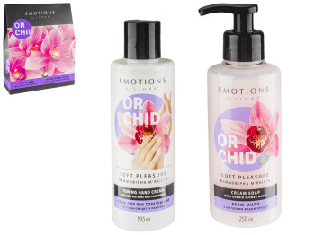 Набор косметический Liora emotions "Orchid" (крем-мыло 250мл+крем для рук 195мл)