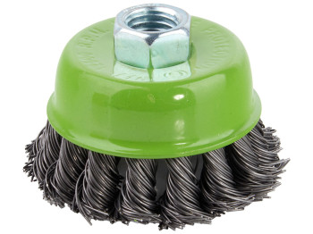 Щетка торцевая Alloid, пучки крученой проволоки, 65мм, М14х2