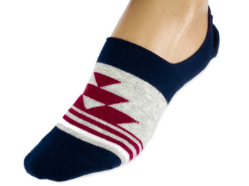 Носки-следы мужские тонкие без голени 753, р.27 (41-42р.) (цвет синий) Дюна