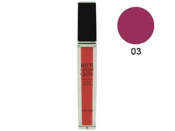 Матовая помада Matte Cream Gloss 03 "Фуксия"