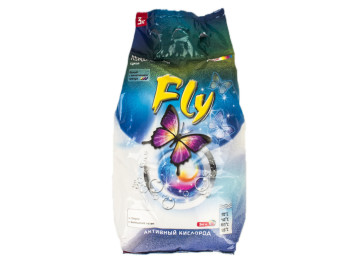 Стиральный порошок бесфосфатный Fly "Color" 3кг пакет Украина