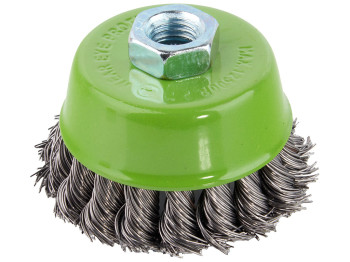 Щетка торцевая Alloid, пучки крученой проволоки, 75мм, М14х2