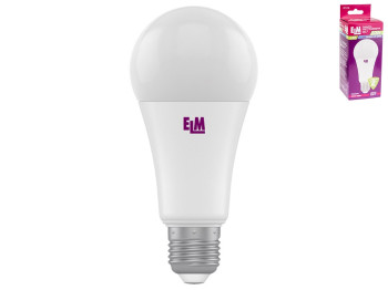 Лампа світлодіодна стандартна ELM Led 18-0136 A67 20W цоколь-Е27-стандарт, холодне біле світло