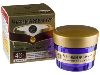 Крем для обличчя Черный жемчуг "Інтенсивний ліфтинг-ефект" денний 46+ 45мл