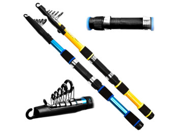 Удочка телескопическая, 3,6м (в сложен. 62см) 8 секций