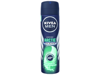 Дезодорант-антиперспірант спрей для чоловіків Nivea men "Arctic ocean" 48 годин 150мл
