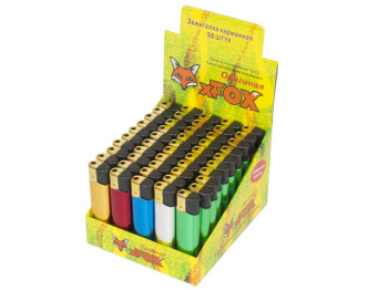 Зажигалка карманная металик xFox