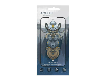 Защитное стекло Amulet 2.5D HD Antistatic for Xiaomi Redmi Note 12 5G/Note 12 4G/Poco X5, черный