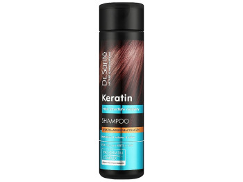 Шампунь для волосся Dr. Sante Keratin, з кератином, колагеном та аргініном, 250мл