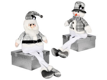 Фигура новогодняя Santa Snowman, 70см