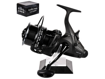 Катушка карповая с бэйтранером Trophy carp, 8000 6+1bb 5.1:1 2 шпули метал./графит