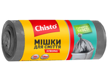 Пакеты для мусора Chisto strong, 35л, 30шт
