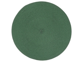 Серветка сервірувальна (плейсмат), D38см, Casual зелена