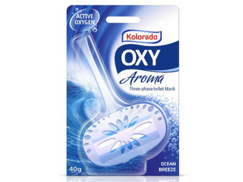 Трёхфазный блок для туалета Kolorado Oxy Aroma "морской бриз" 40гр