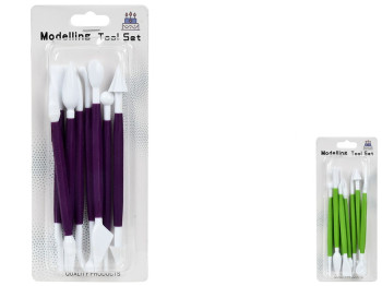 Набор стеков для работы с мастикой, 22х9см (цена за набор 8шт)