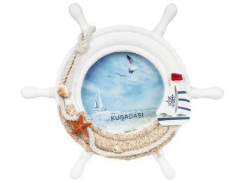 Фоторамка МДФ Штурвал 22см