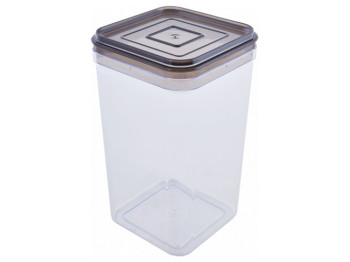 Ємність для сипучих продуктів, 1,3л (прозора/коричнева пр.) 168025