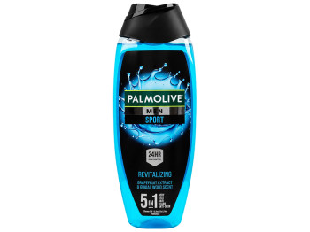 Гель для душу Palmolive Men Sport 5 в 1, грейпфрут і гваякове дерево, 500 мл