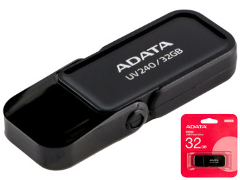 USB флеш-накопитель A-Data AUV 240 32GB, цвет черный