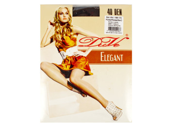 Колготы женские капроновые 40DEN "Elegant" 172-3 размер 3 (цвет черный) Дюна