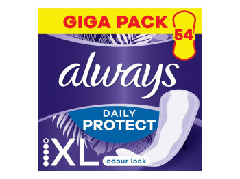 Прокладки ежедневные Always Daily Protect Extra Long, 54шт, 4капли