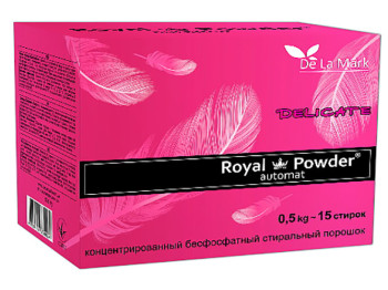 Стиральный порошок бесфосф. концентр. Royal Powder "Для шерсти и шелка" 500гр