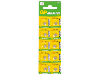 Батарейка алкалінова GP Alkaline cell 164 LR620 1.5V для годин (ціна за лист 10шт) 4891199025372