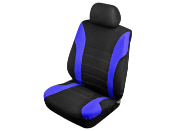 Набор чехлов VSC-38260P-11 "Polyester" полный комплект (цена за набор 11шт) черно-синий