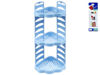 Полка настенная Роса (цвет - голубой) Efe plastics 21х21х59см