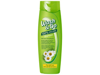 Шампунь Wash and Go з екстрактом ромашки, для тьмяного волосся, 400 мл