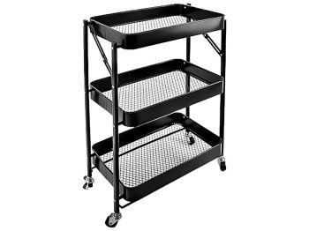 Етажерка на колесах, 3 яруси, 45х29,5х76см