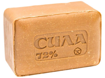 Мыло хозяйственное твердое Sila Сила 72% без упаковки 180г