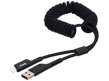 Кабель USB Baseus CALSR Lightning Цвет Чёрный, 01