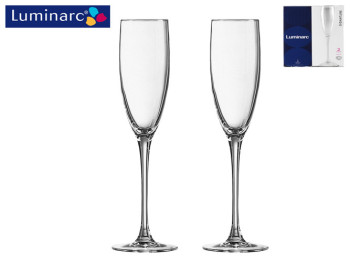 Набор бокалов для шампанского Luminarc "Signature" 170мл (цена за набор 2шт) 31740