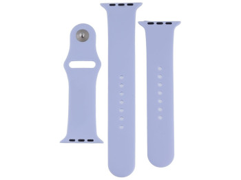 Ремінець для Apple Watch Band Silicone Two-Piece 42/44/45/49 mm Колір 05, Lilac