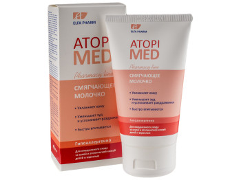 Пом'якшувальне молочко Elfa Pharm "Atopi Med" для щод. догляду за дуже сух. і атопічною шкірою 150мл