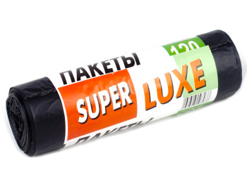 Мусорные пакеты 120л. "Super Luxe" 10шт 98037