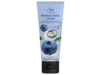 Крем для рук и тела Shik Nectar Yogurt Touch, Экстракт черники и овсяное молочко, 75мл