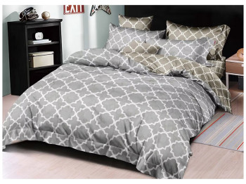 Комплект постельного белья Soho Евро Lounge, 200x230см, Chic Grey, 6900069941778