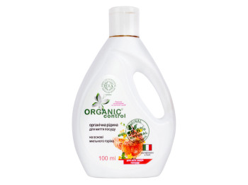 Органічна рідина для миття посуду "Organic control" на основі мильного горіха 100мл