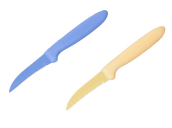 Ніж для чищення Kamille зі сталі з покриттям "non-stick" і пластиковою ручкою (лезо 7см)