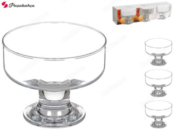 Креманки для десертів Pasabahce Ice Ville 11х11х9см 350мл (ціна за набір 3шт)